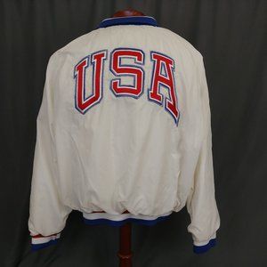 1988 USA Olympics Nylon Windbreaker Jacket  46 Chest Large
